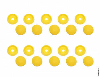 Bolt Cap Set (10 pieces) - Yellow