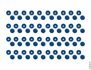 Bolt Cap Set (40 pieces) - Blue