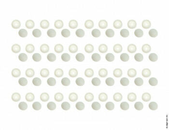 Bolt Cap Set (40 pieces) - White