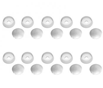 Bolt Cap Set (10 pieces) - White